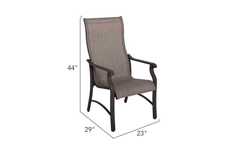 6 Trevi Textilene Dining Chair by Outdoor-USA®