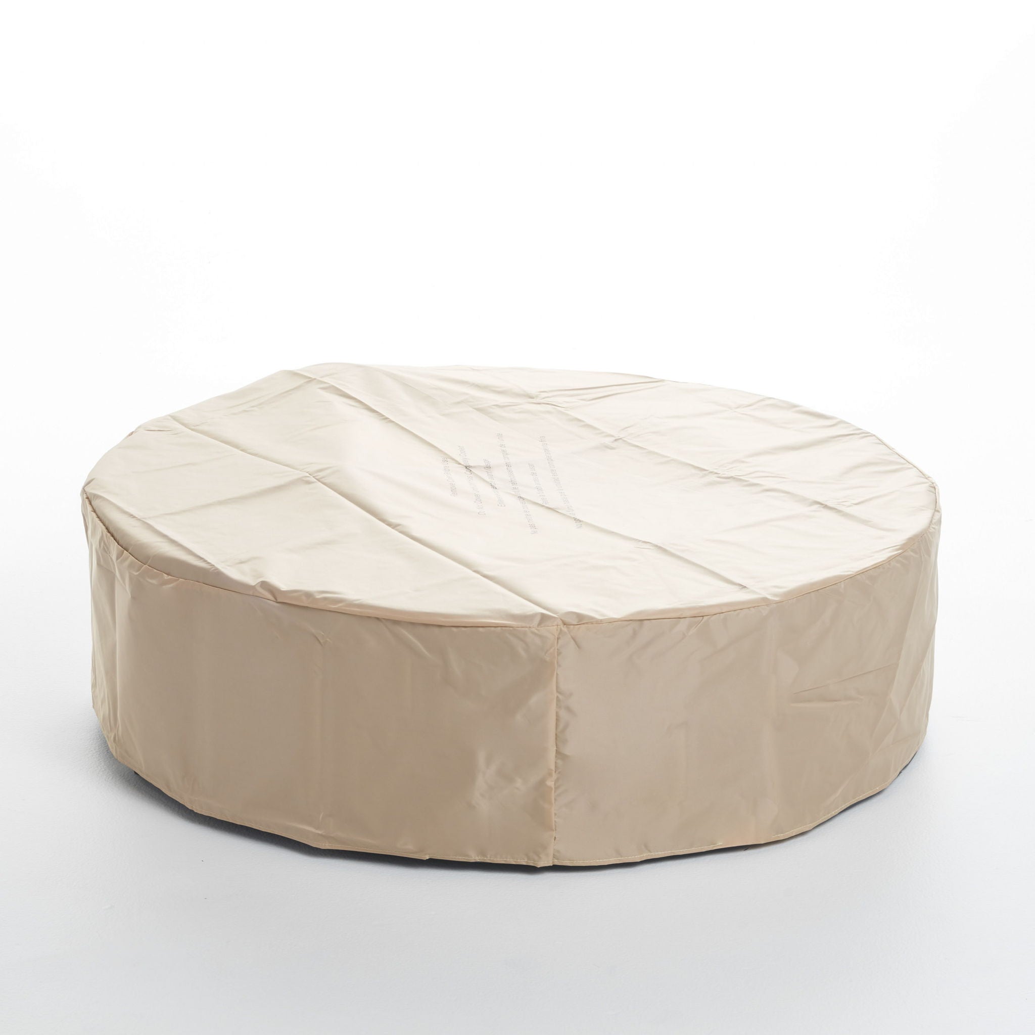 Modern Lightweight Concrete Outdoor Circular Fire Pit 50,000 BTU by HouseOfZazla