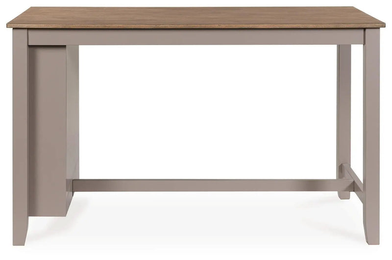 Harperfeld - Rectangular Dining Room Counter Table - Natural / Gray by Unique Piece Furniture