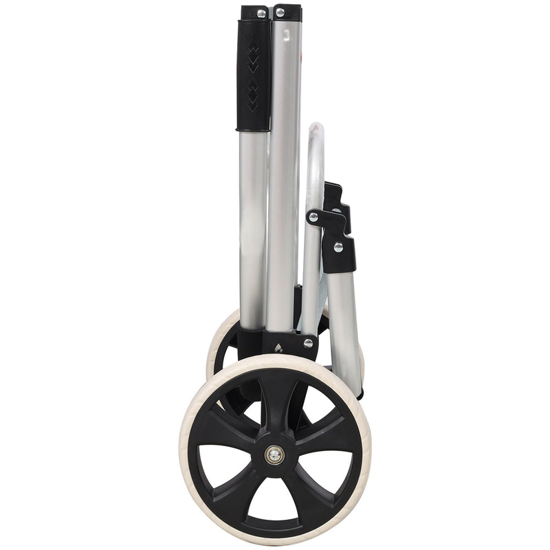 Foldable Shopping Trolley With Wheels And Removable Waterproof Bag - Black by HouseOfZazla
