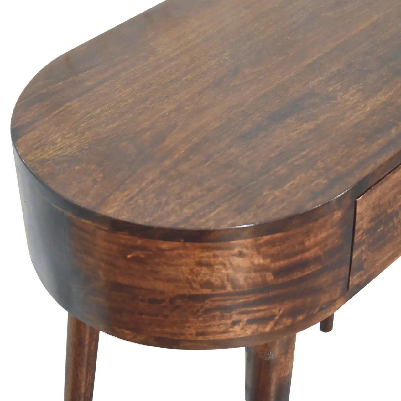 Rounded Wood Table by Unique Piece Furniture