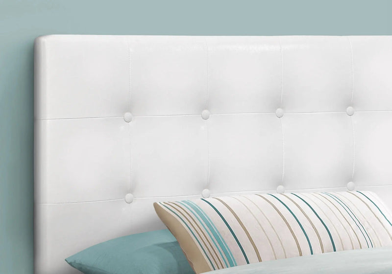 Twin Size, Bed Headboard Only, Upholstered, Transitional - White by Unique Piece Furniture
