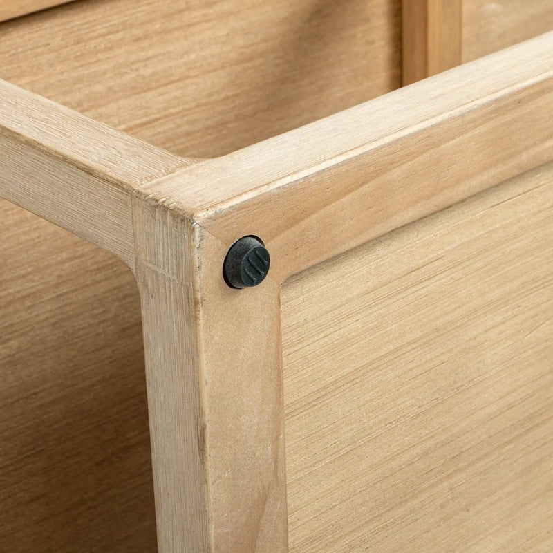 Ellis - Open Frame Coffee Table With Lower Shelf - Natural by HouseOfZazla