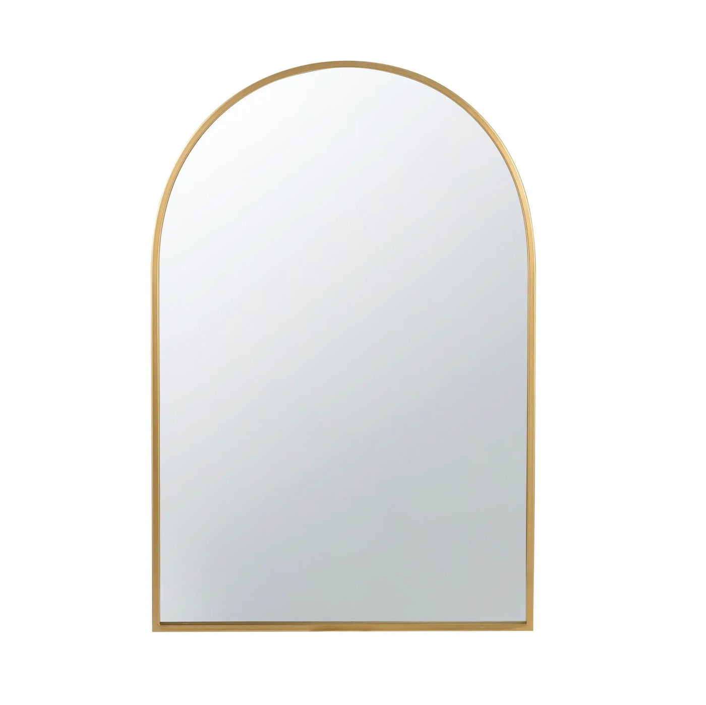 Arched Mirror With Metal Frame, Wall Mirror For Living Room Bedroom Entryway by HouseOfZazla