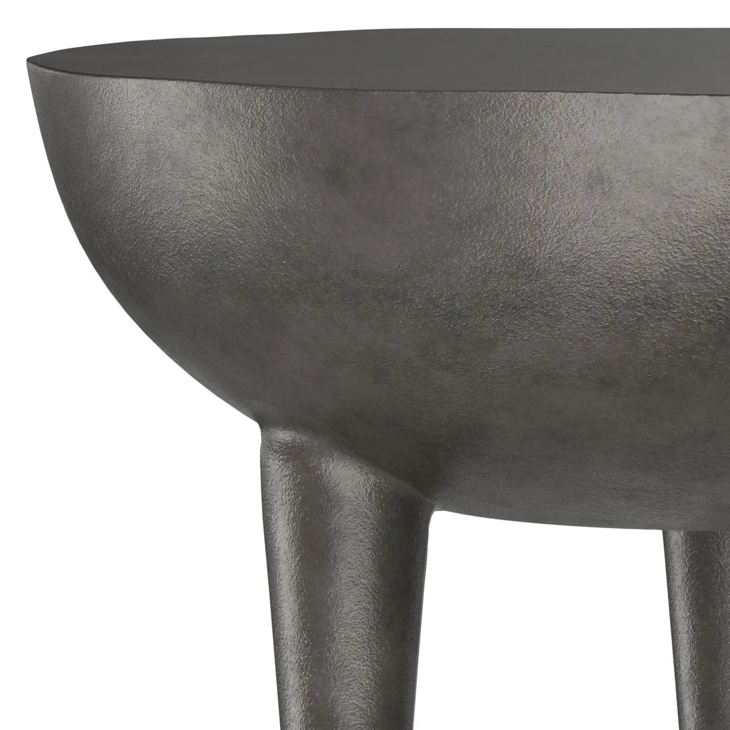 Otto - Cast Aluminum Side Table - Black by Unique Piece Furniture