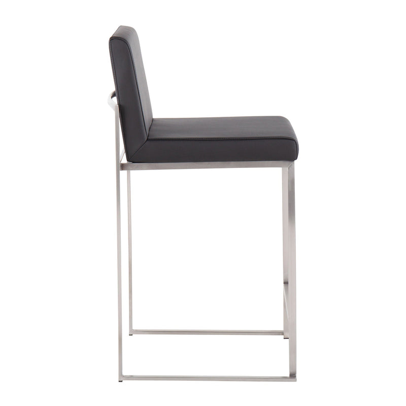 Fuji - Contemporary High Back Counter Stool, Functional Design by HouseOfZazla