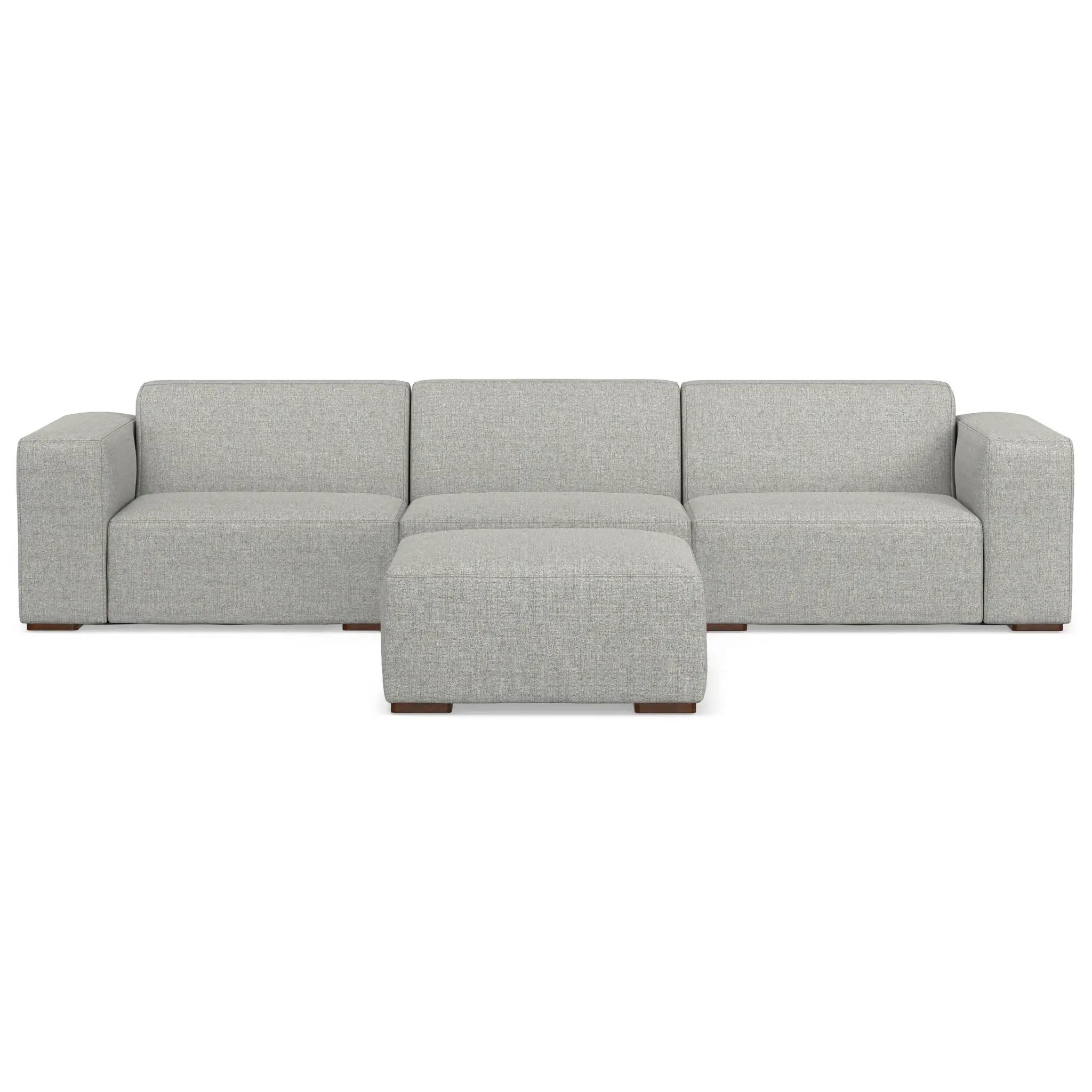 Rex - Handcrafted Sectional Sofa And Ottoman by Unique Piece Furniture