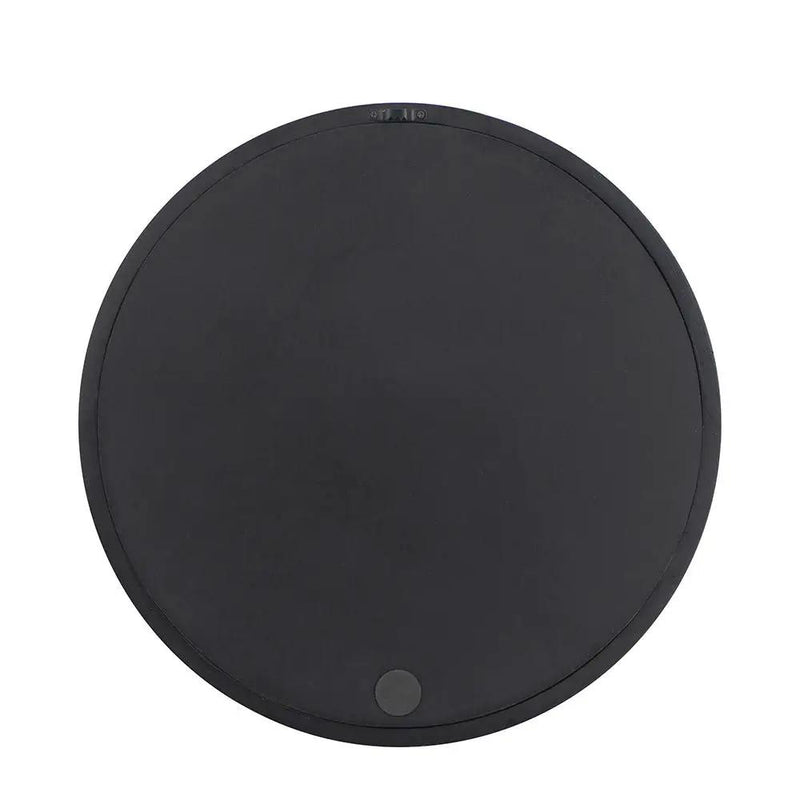 Circle Wall Mirror With Wooden Frame for Living Room by HouseOfZazla