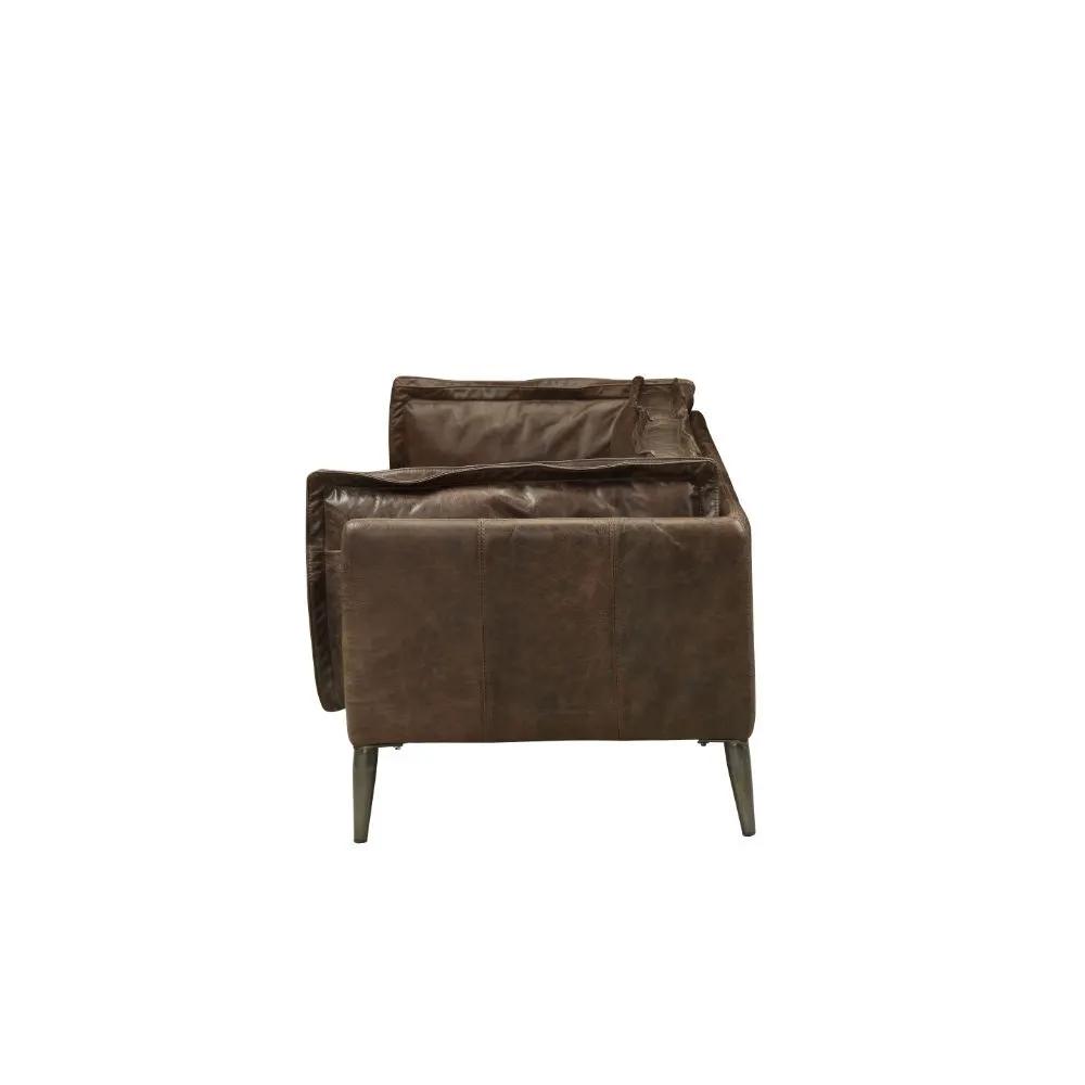Porchester - Sofa - Distress Chocolate Top Grain Leather by Unique Piece Furniture