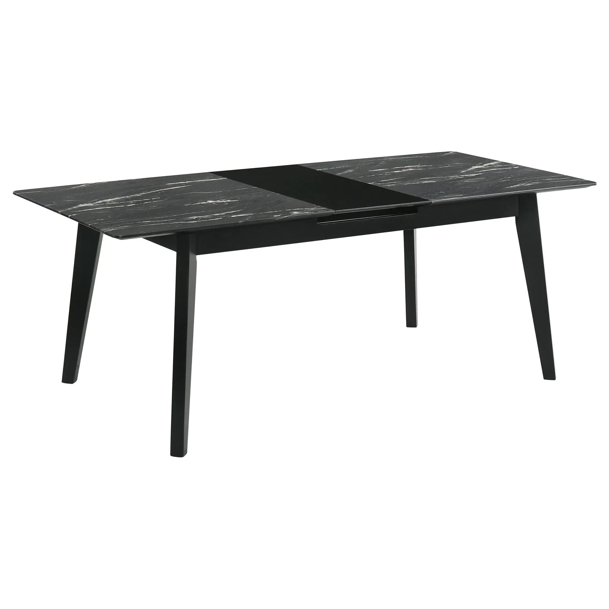 Crestmont 5-piece Extension Leaf Dining Table Set Black by Unique Piece Furniture
