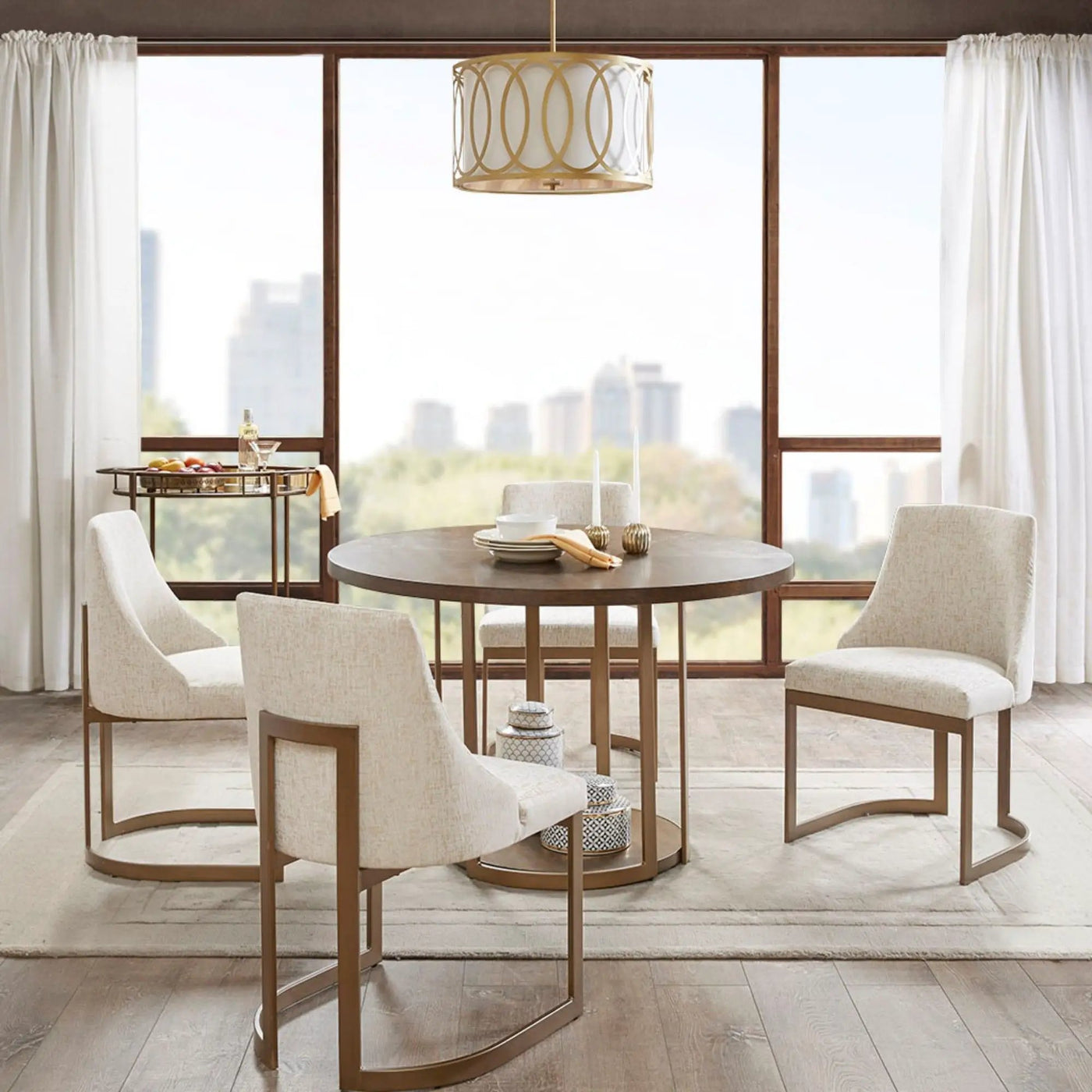 Contemporary Modern Accent Dining Chairs (Set of 2) by Unique Piece Furniture