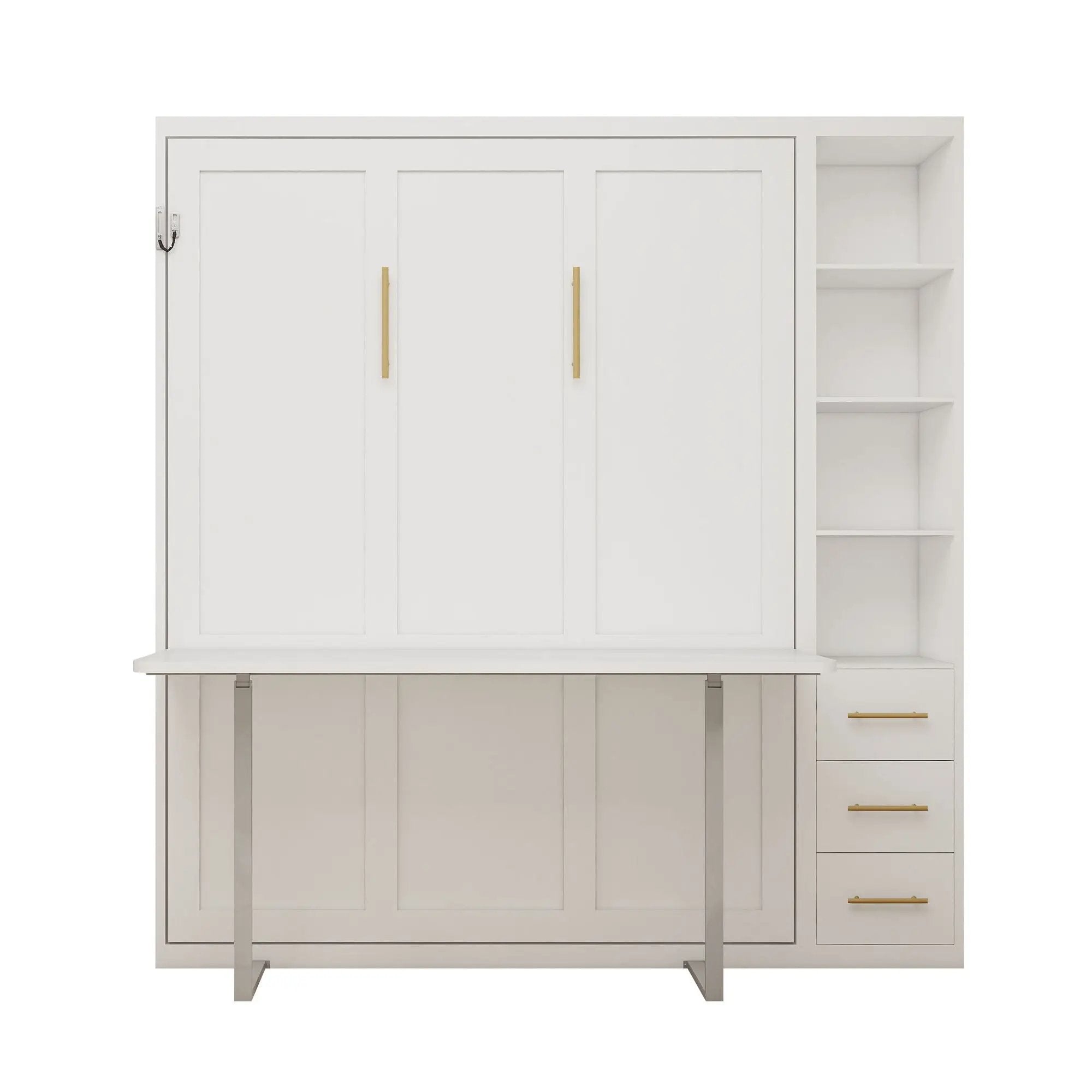 Folding Vertical Murphy Wall Bed by HouseOfZazla