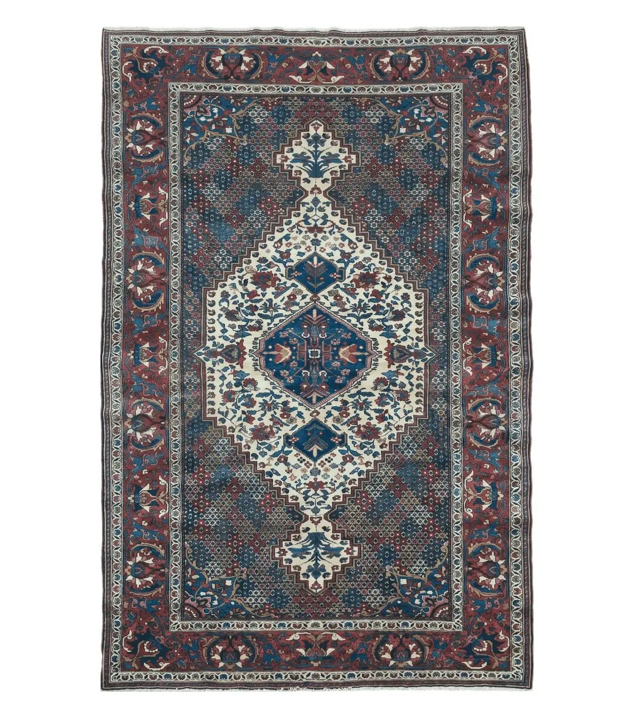 4' X 7' Vintage Handmade Turkish Floral Orient Medallion Wool Veg Dye Rug Nice by Jewel Rugs
