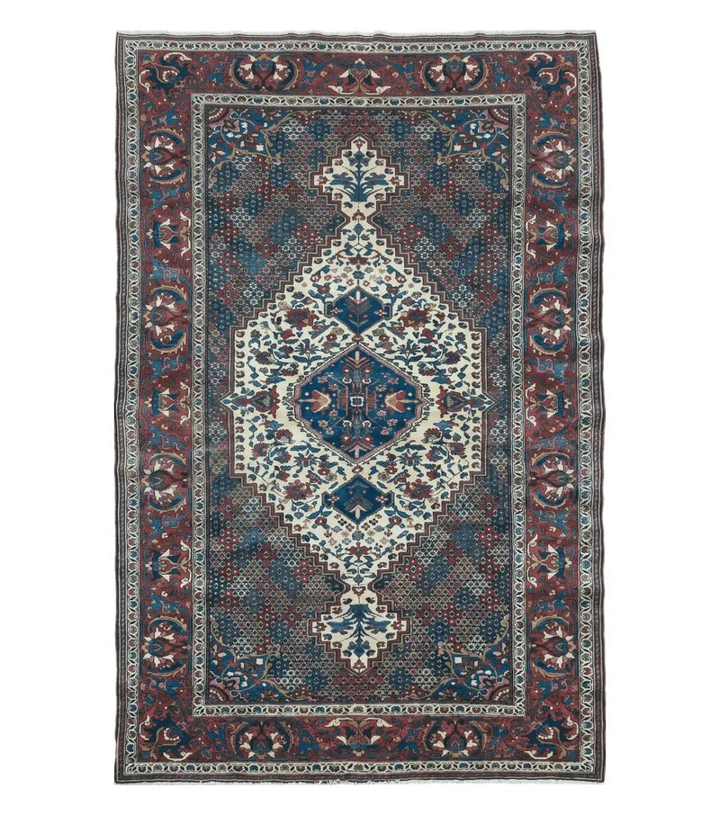 4' X 7' Vintage Handmade Turkish Floral Orient Medallion Wool Veg Dye Rug Nice by Jewel Rugs