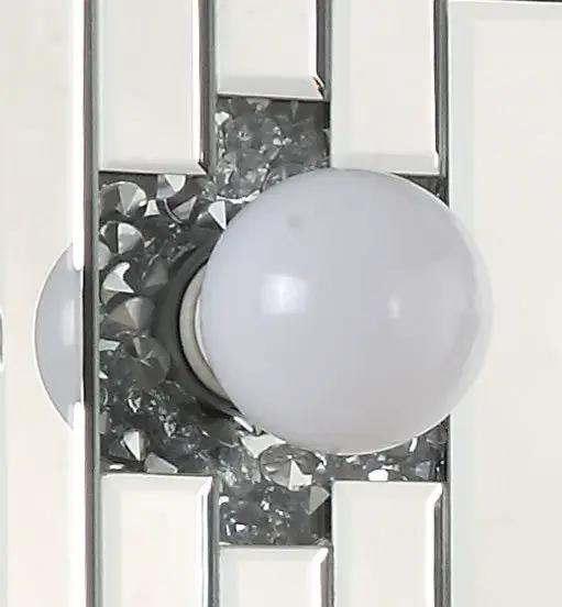 Noralie Mirrored & Faux Diamonds Accent Mirror by HouseOfZazla