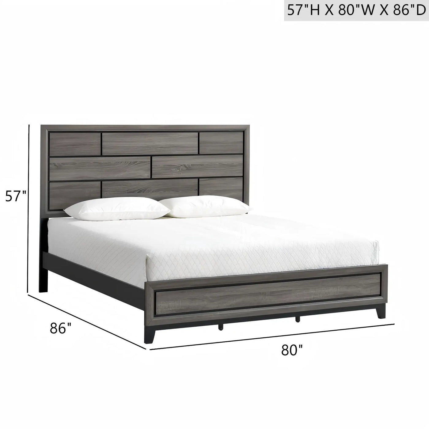 Glasgow - Bed Frame With Durable Construction by HouseOfZazla