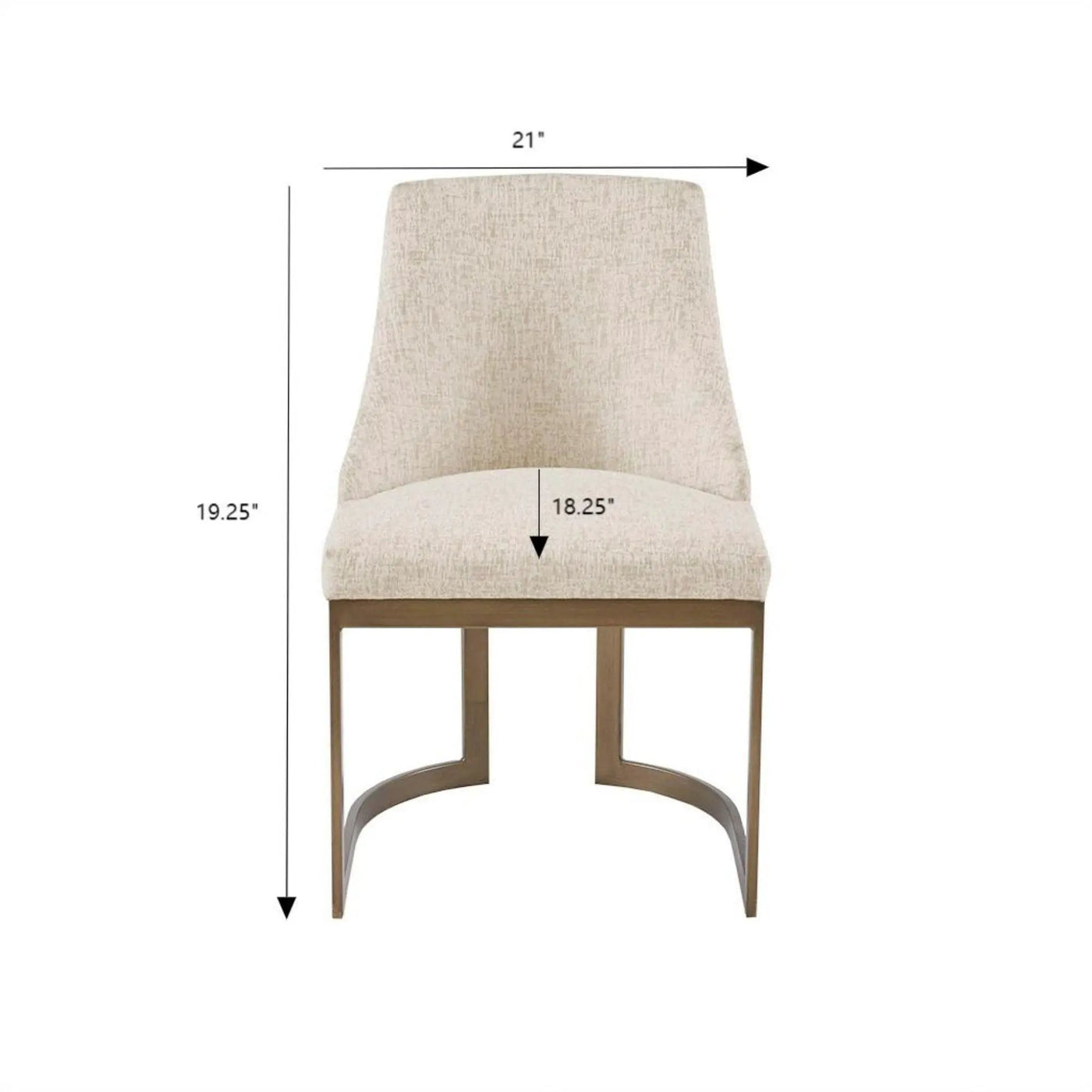 Contemporary Modern Accent Dining Chairs (Set of 2) by Unique Piece Furniture