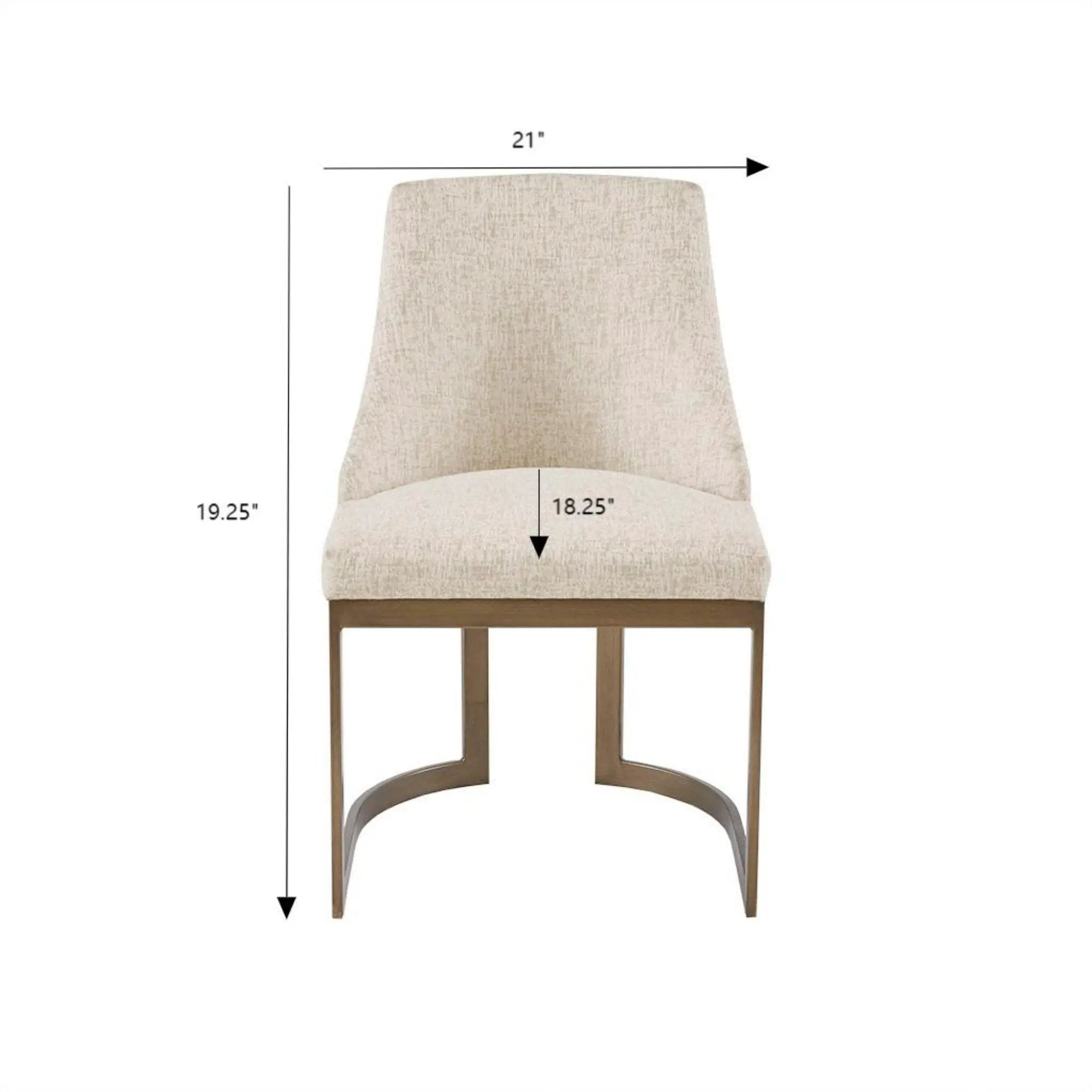 Contemporary Modern Accent Dining Chairs (Set of 2) by Unique Piece Furniture