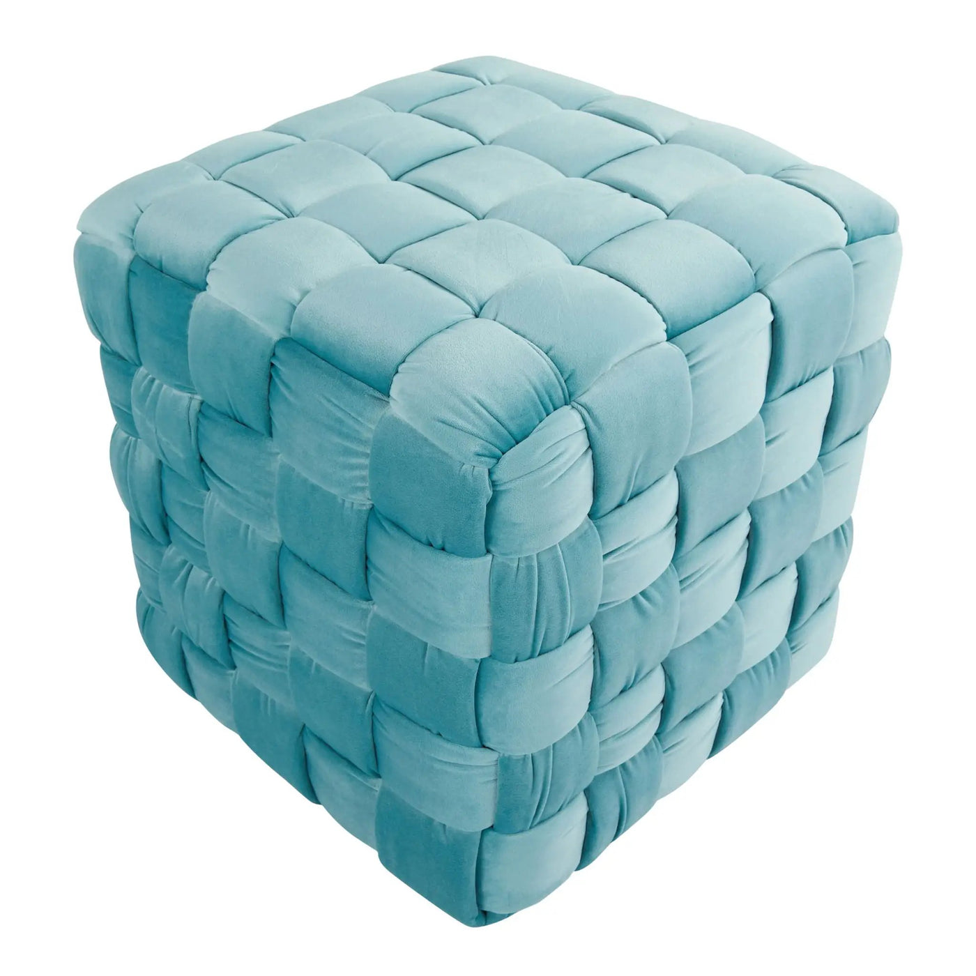 Square Braided Ottoman - by HouseOfZazla