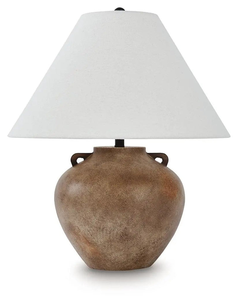 Ferrilby - Poly Table Lamp - Antique Beige by Unique Piece Furniture