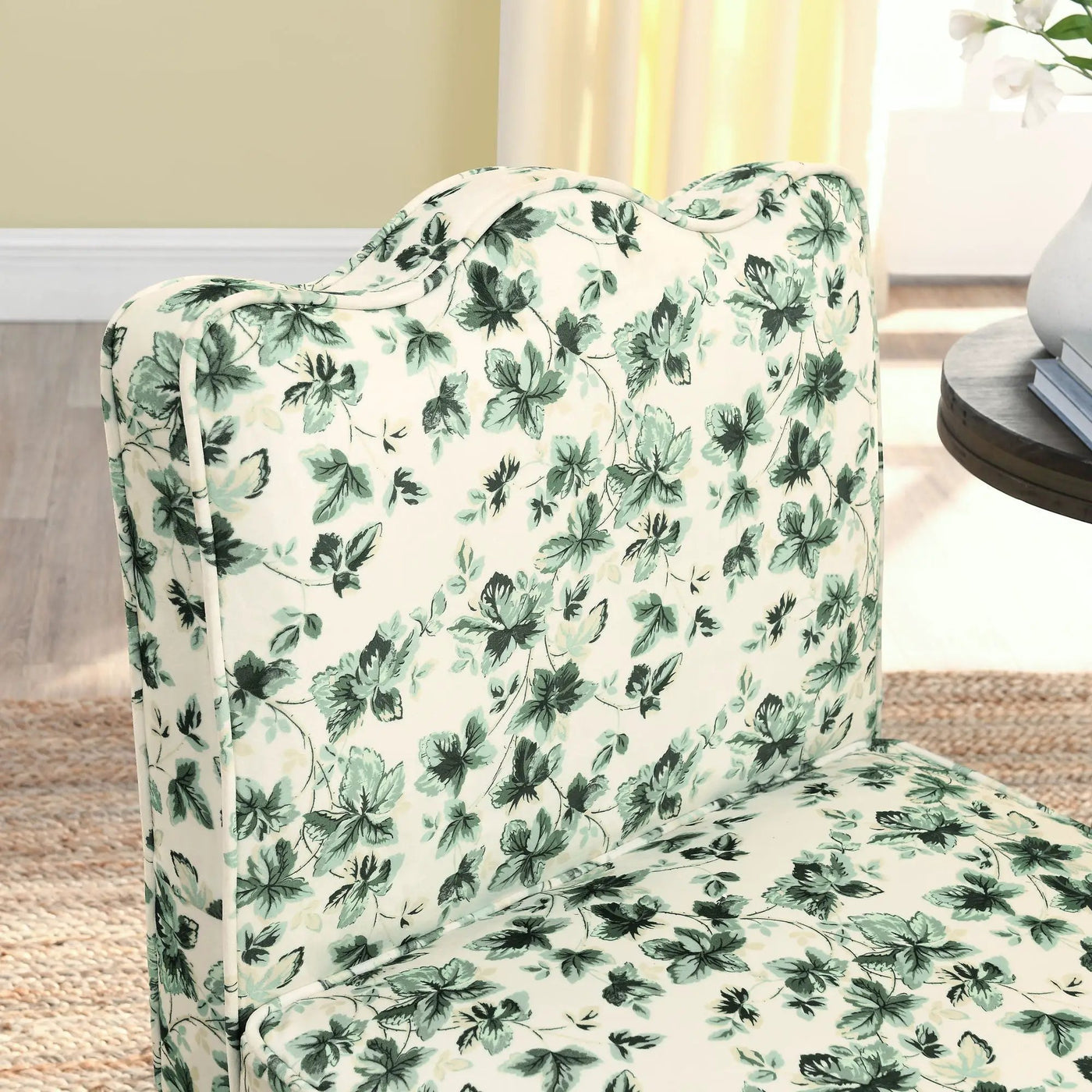 Stylish Flannel Dining Chair With Soft Cushion And Backrest by Unique Piece Furniture