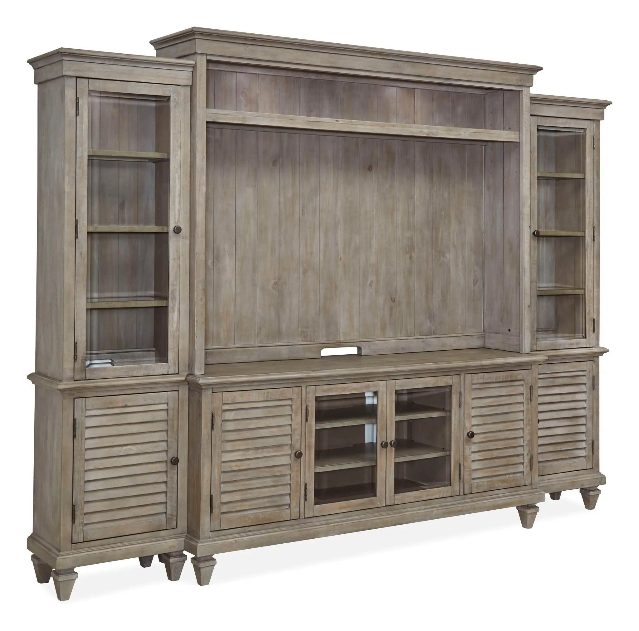 Calistoga - Rustic Hutch - Dovetail Gray by Unique Piece Furniture