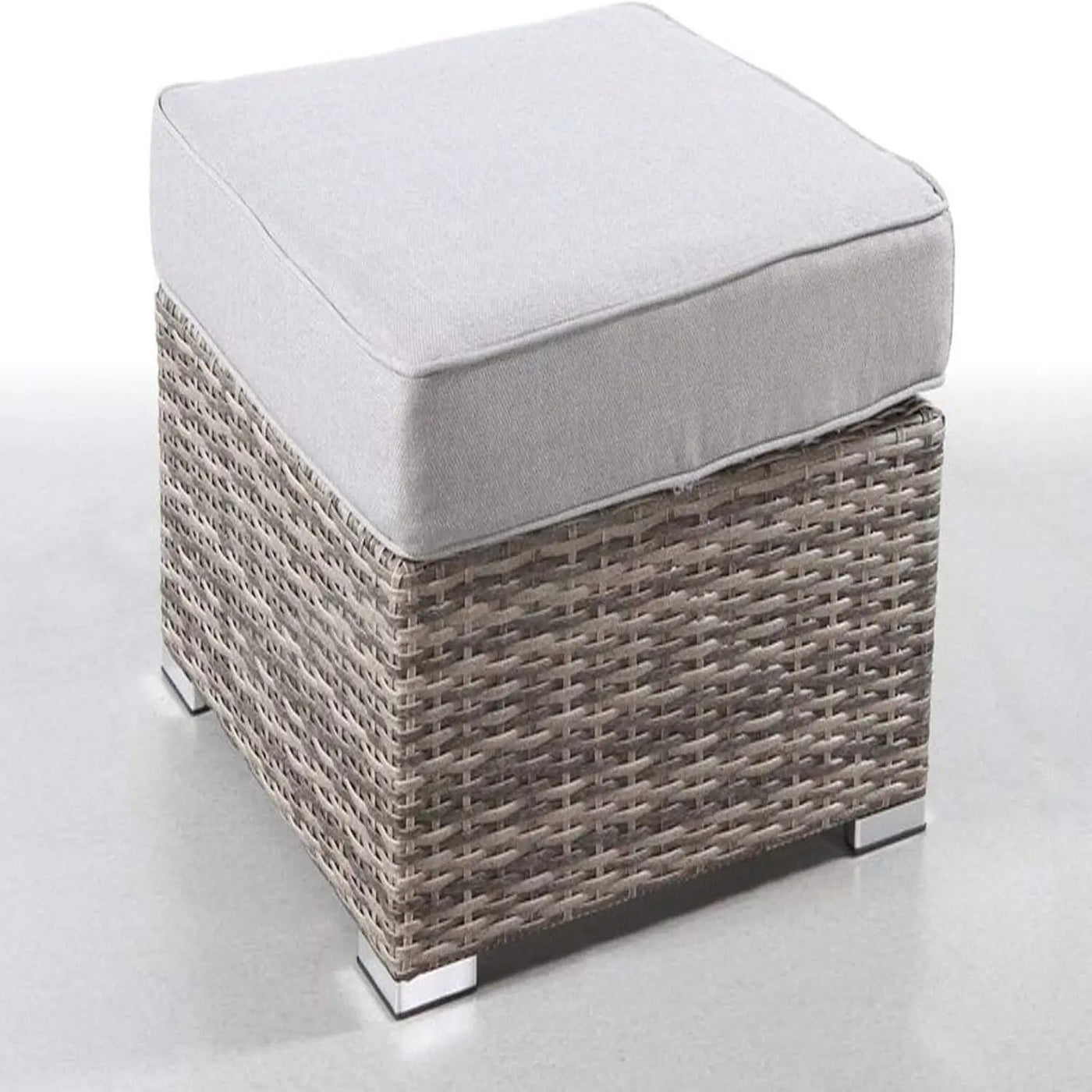 Stylish Outdoor Ottoman With Cushion For Comfort by Unique Piece Furniture
