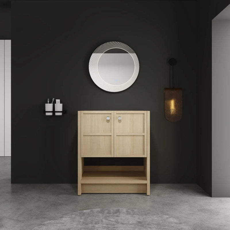 Modern Freestanding Bathroom Vanity With 2 Soft Closing Doors by Unique Piece Furniture