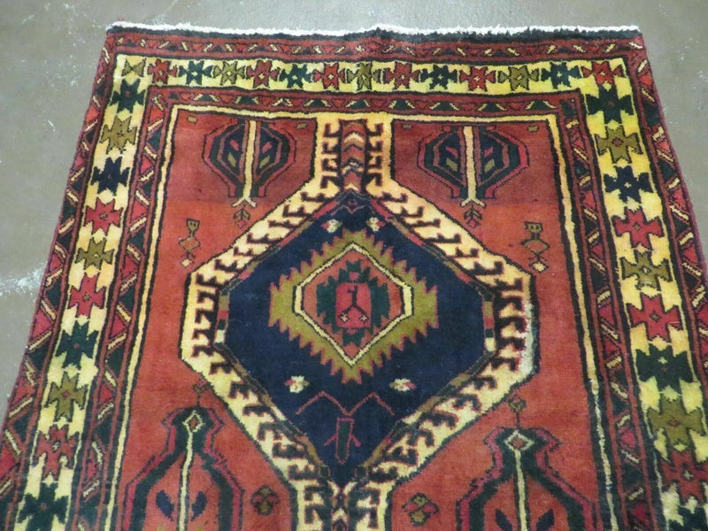 3' 4"X 7' Antique Handmade Turkish Wool Rug Organic #101 by Jewel Rugs