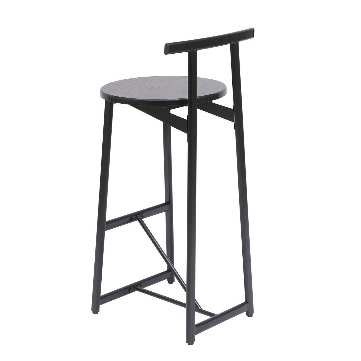 Modern Bar Stools With Backrest For Kitchen (Set of 3) by HouseOfZazla