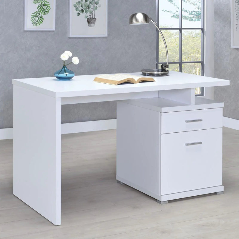 2 Drawer Reversible Office Desk With Modular Design by HouseOfZazla