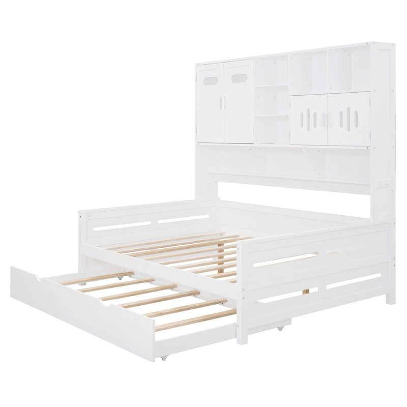Daybed With All-In-One Cabinet And Shelf by HouseOfZazla