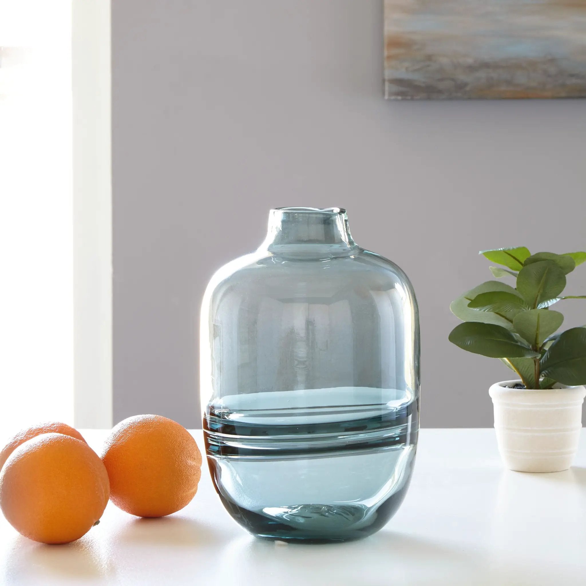 Lemmitt - Vase - Teal by Unique Piece Furniture
