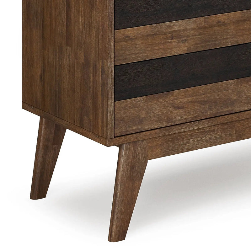 Clarkson - Medium Storage - Rustic Natural Aged Brown by Unique Piece Furniture