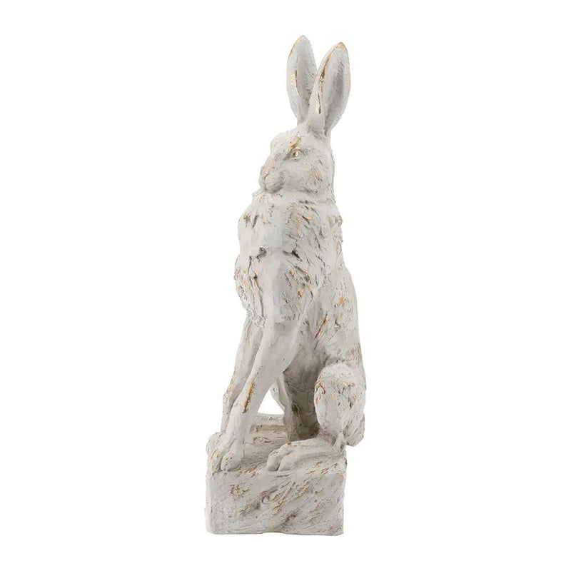 Large Magnesium Sitting Rabbit Figurine by HouseOfZazla
