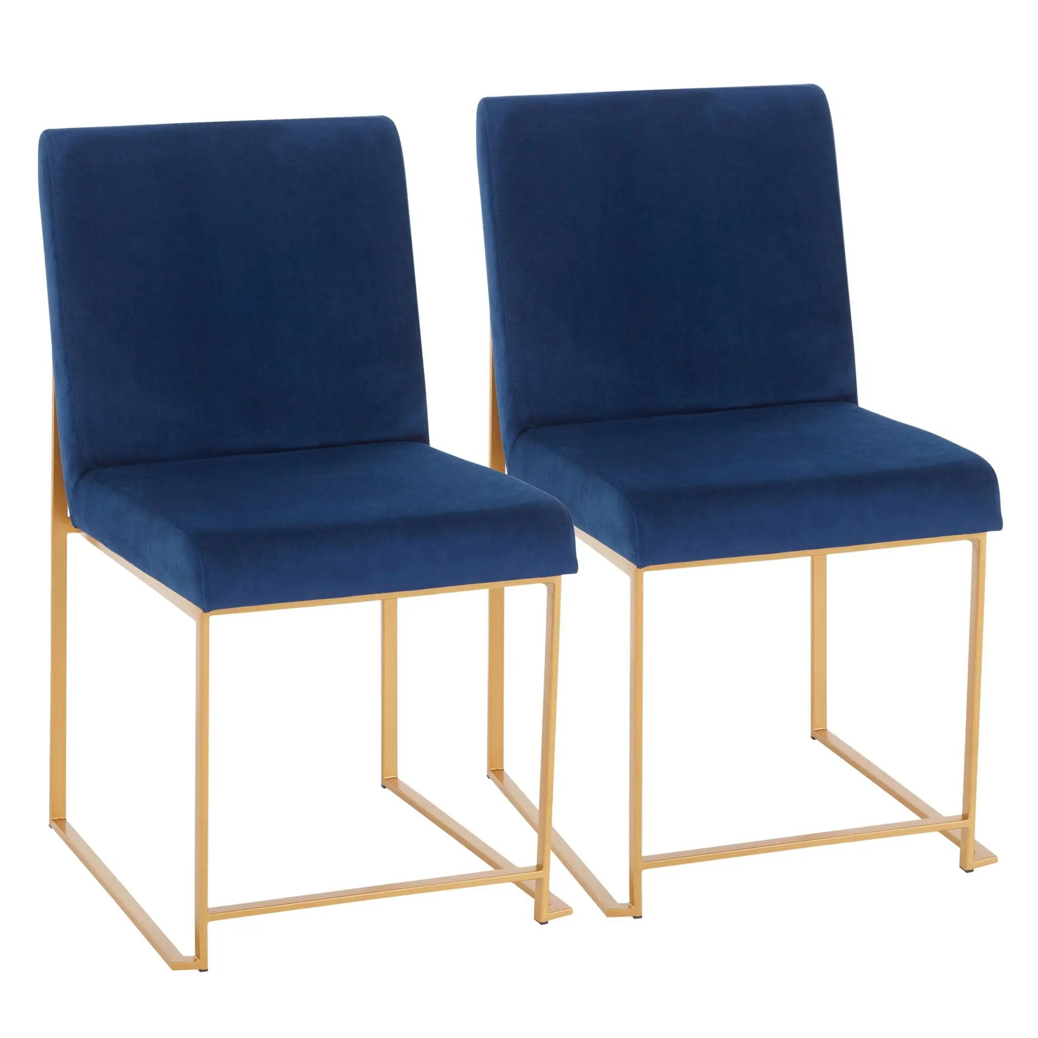 Fuji - Contemporary Stylish Frame, High Back Dining Chair (Set of 2) by Unique Piece Furniture