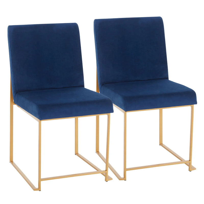 Fuji - Contemporary Stylish Frame, High Back Dining Chair (Set of 2) by Unique Piece Furniture