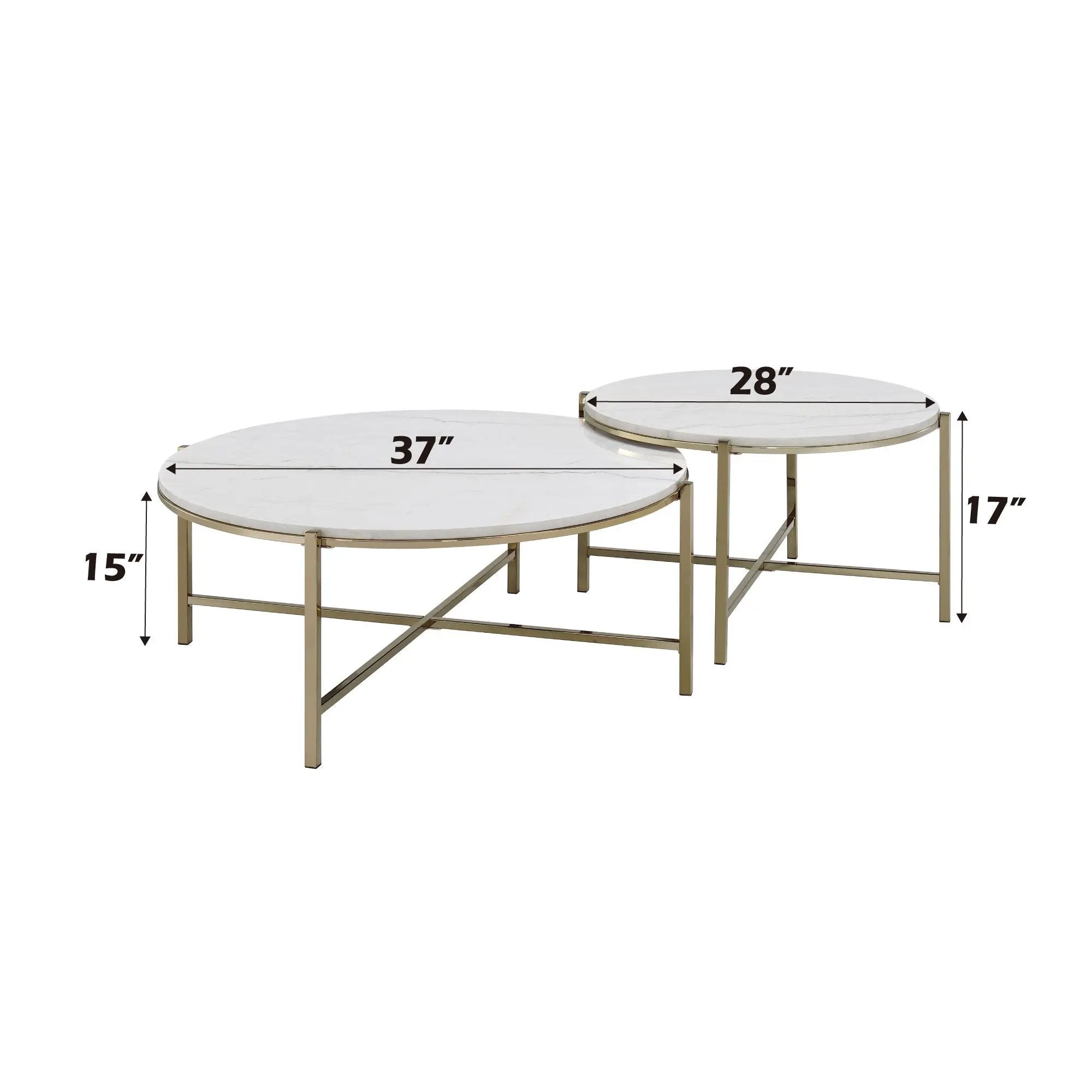 Zaidee - Nesting Table Set - White by Unique Piece Furniture