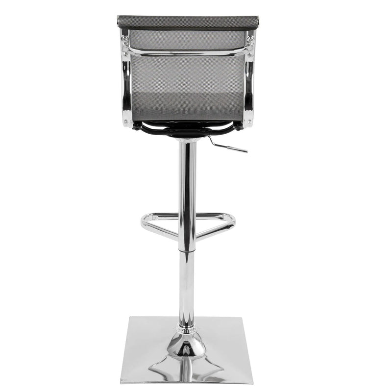 Mirage - Contemporary Adjustable Barstool With Swivel by Unique Piece Furniture