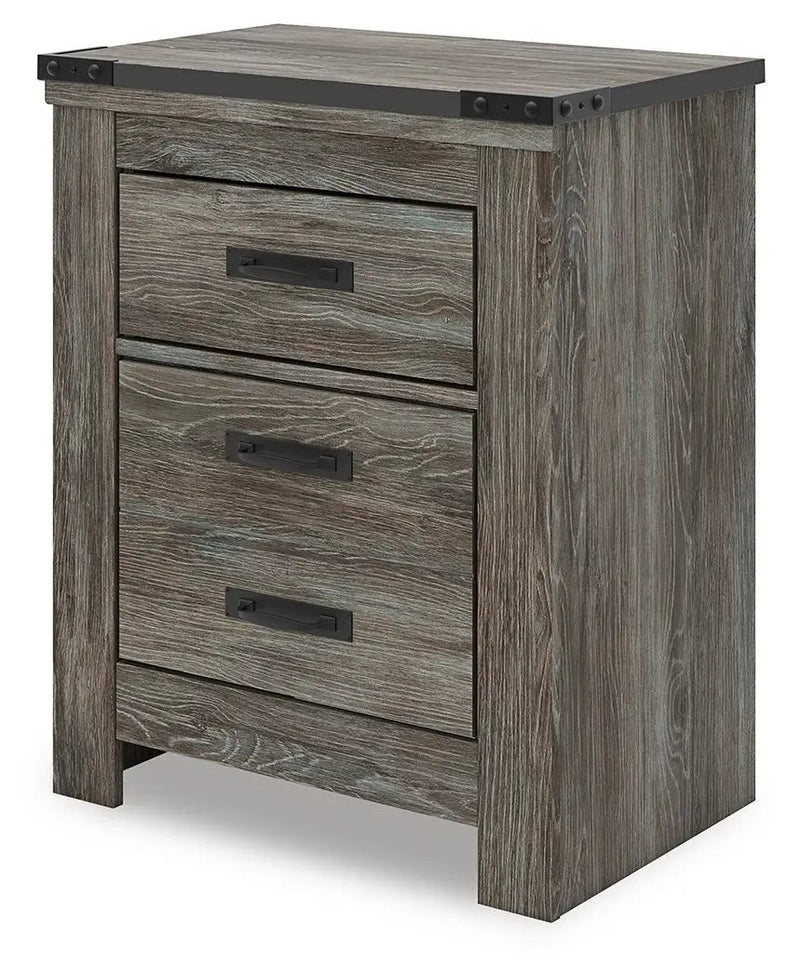 Frandern - Two Drawer Night Stand - Gray by Unique Piece Furniture