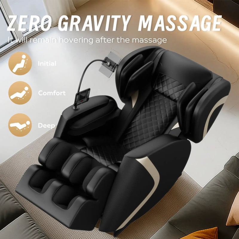 Massage Chair Recliner with Zero Gravity and Full Body Air Pressure by HouseOfZazla