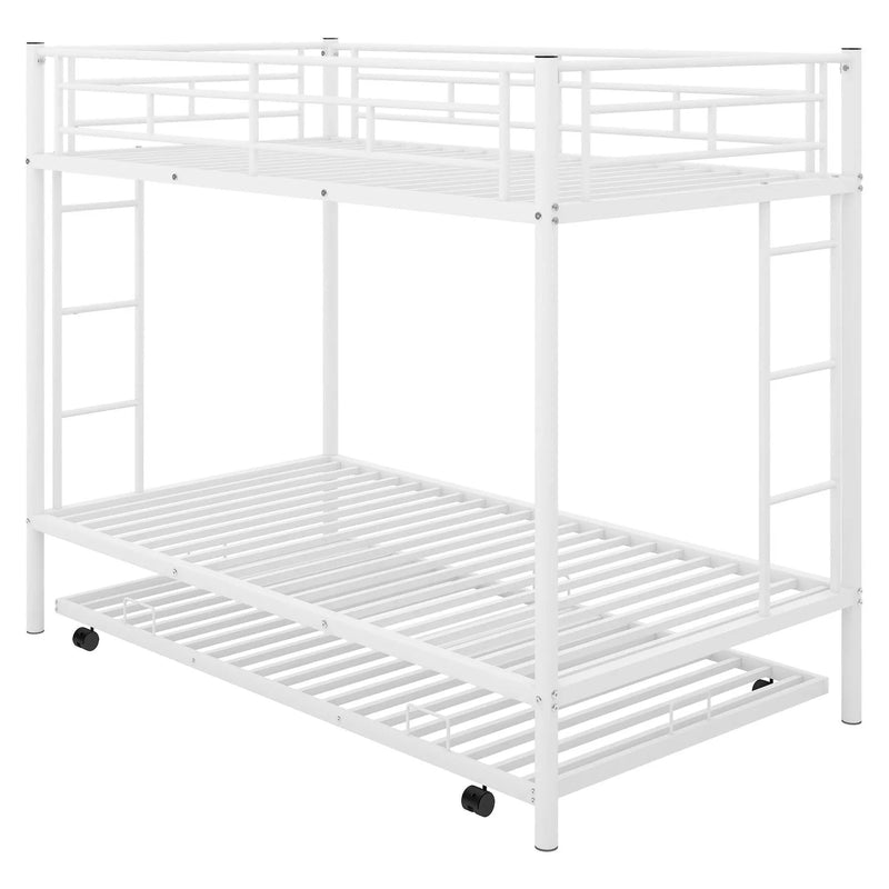 Twin Over Twin Bunk Bed With Trundle by HouseOfZazla