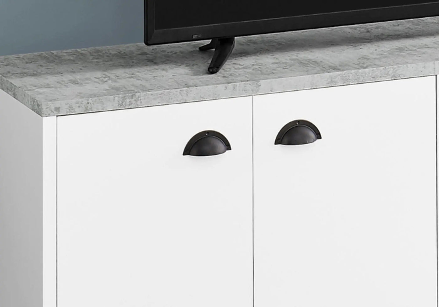 Contemporary TV Stand Console with Storage Cabinet by HouseOfZazla