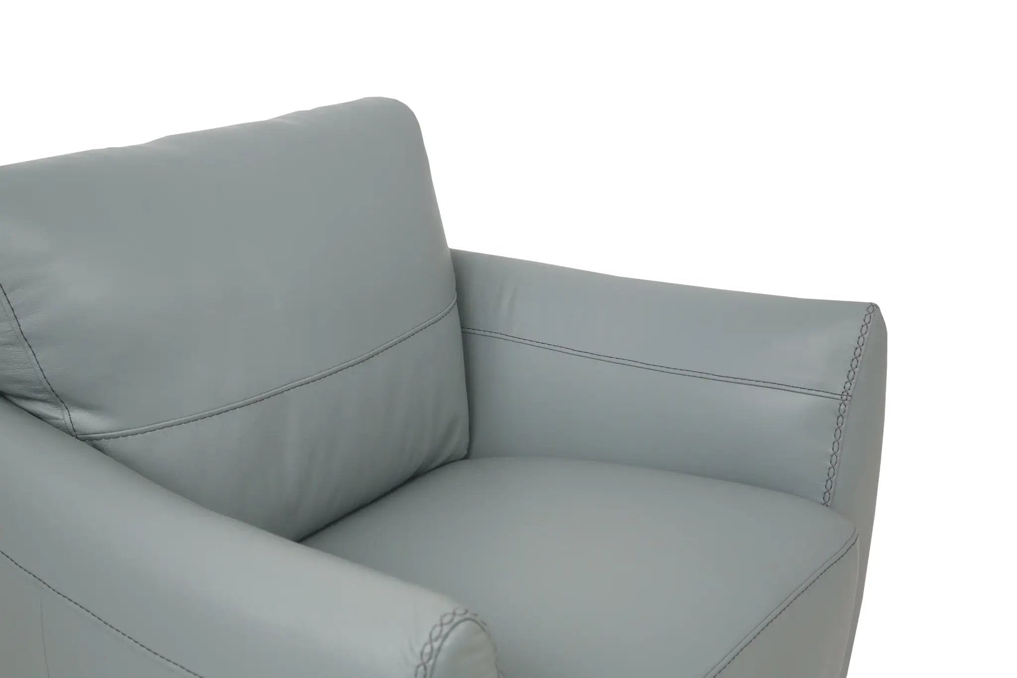 Valeria Watery Leather Chair (Assembled) by HouseOfZazla