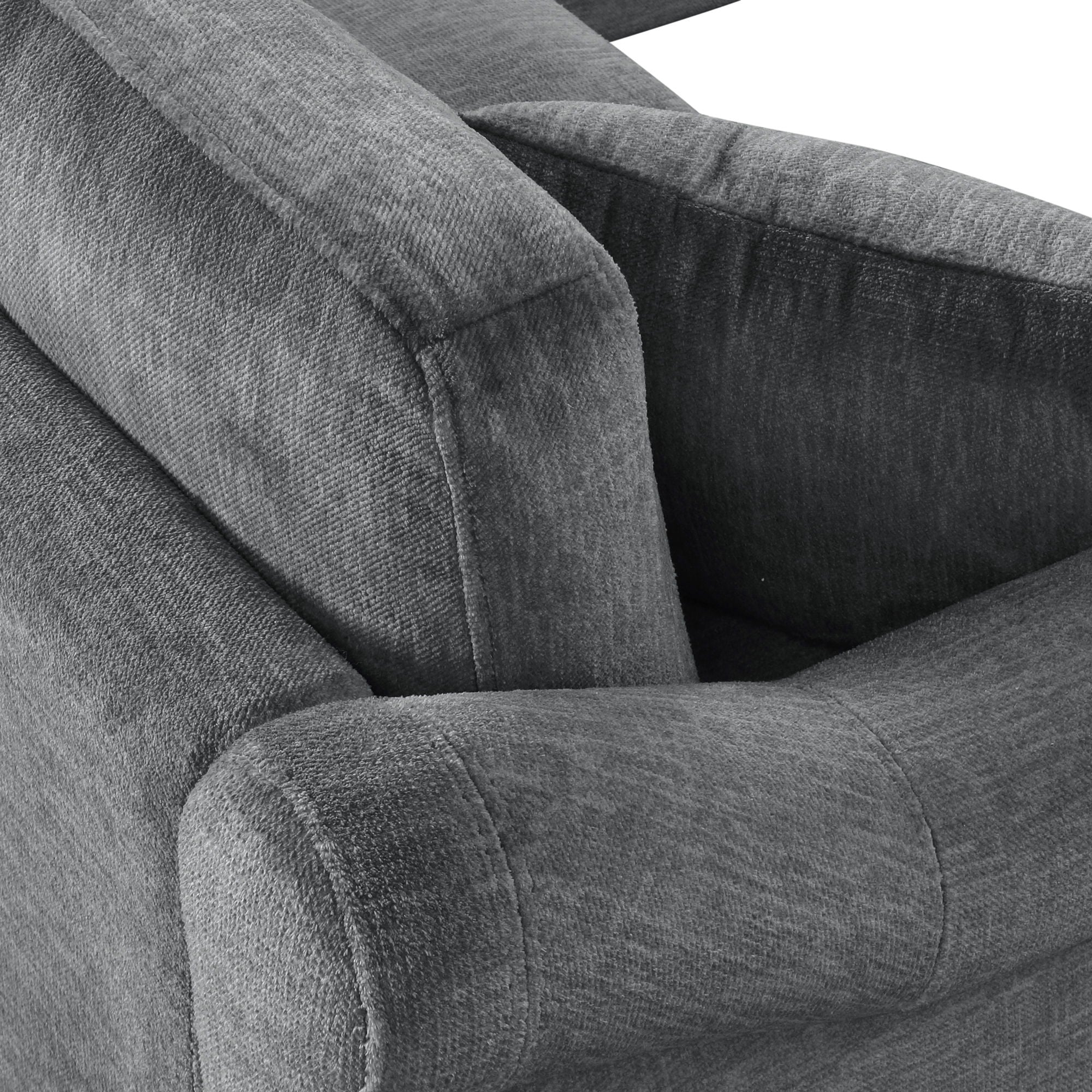 Contemporary U - Shaped Sectional Sofa With Movable Storage Ottoman by HouseOfZazla