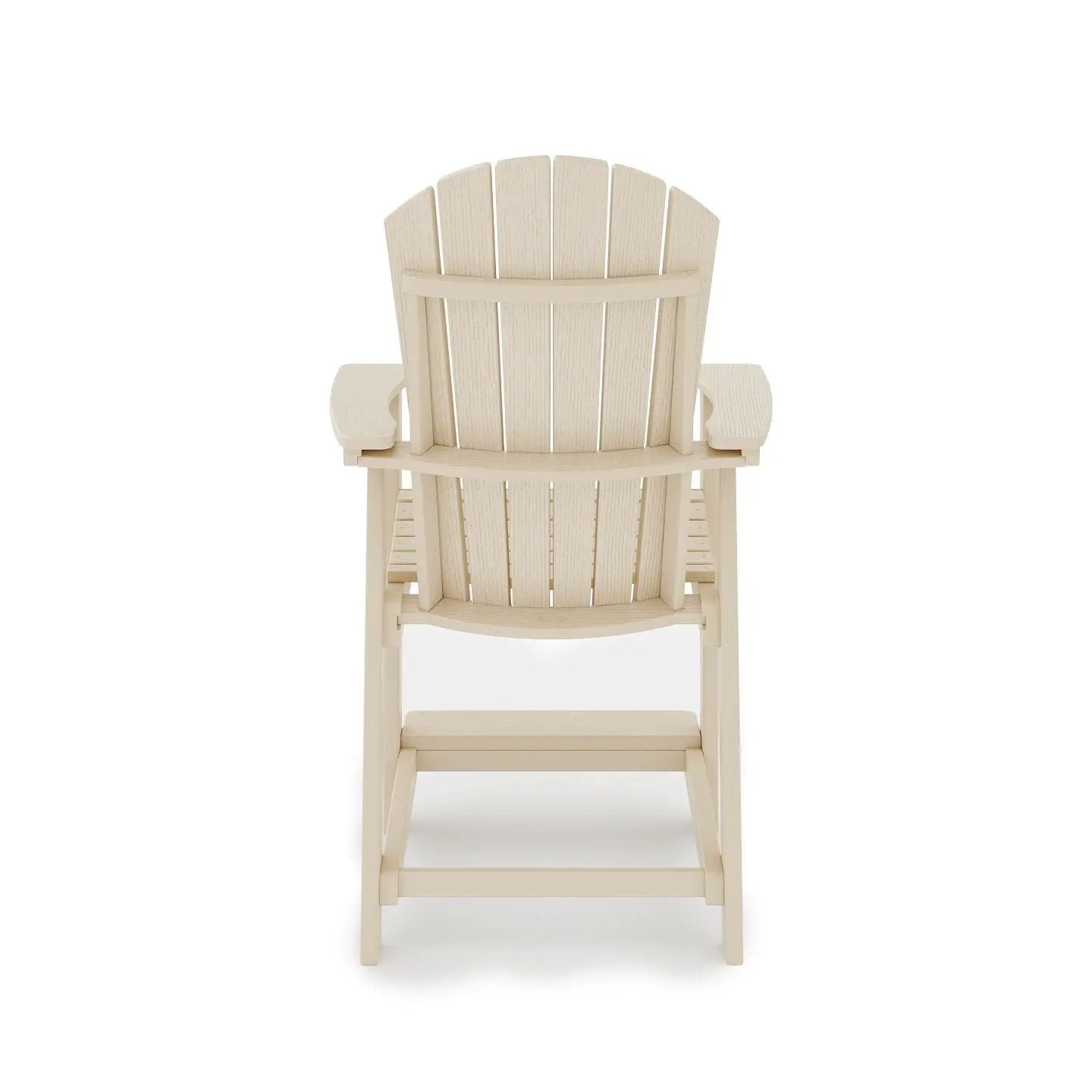 Adirondack Style Counter Chair Stylish HDPE Poly Lumber For Dining, Patio, And Garden Comfort by Unique Piece Furniture