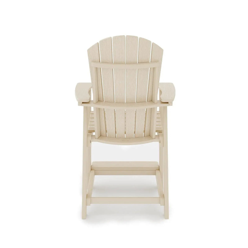 Adirondack Style Counter Chair Stylish HDPE Poly Lumber For Dining, Patio, And Garden Comfort by HouseOfZazla