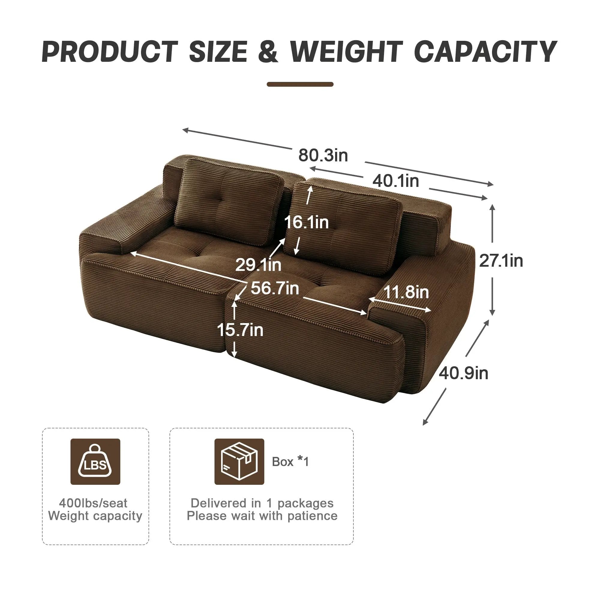 Modular Deep-Seat Sofa Set by HouseOfZazla
