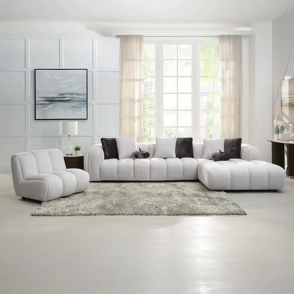 Manilla - Chair - Ivory White Linen by Unique Piece Furniture