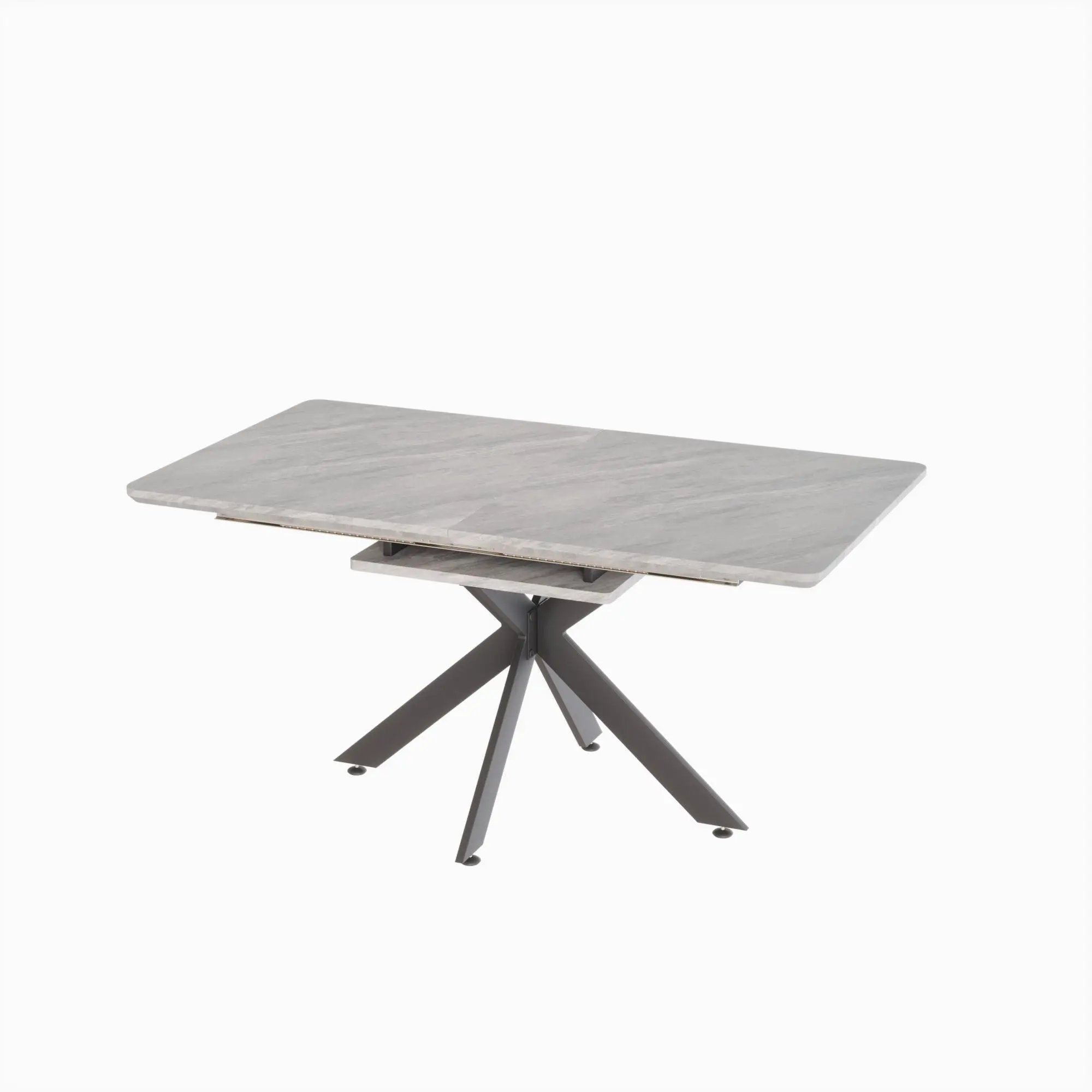 Modern Mid-Century Dining Table Set With Extendable Design by Unique Piece Furniture